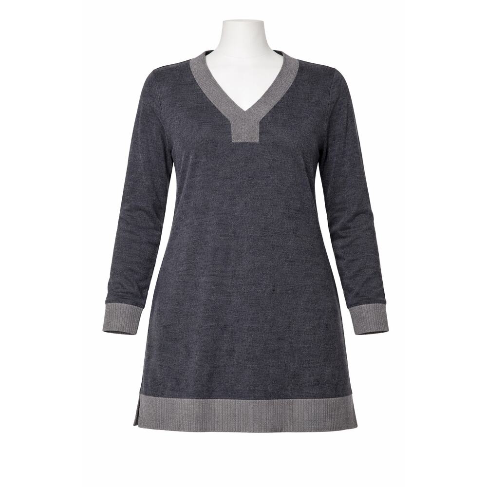 Barefoot Dreams CCUL Color‎ Block V-Neck Sweater [S]